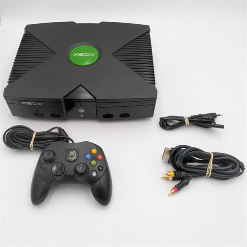 XBOX Original - Black - Console - SNR 307621234905 (B Grade) (Genbrug)